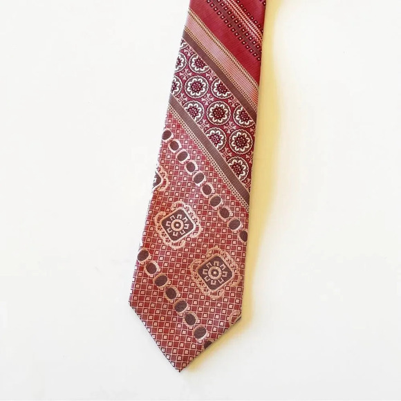 Brooks‎ Brothers Pink Mauve Silk Tie Irregular - Picture 8 of 9